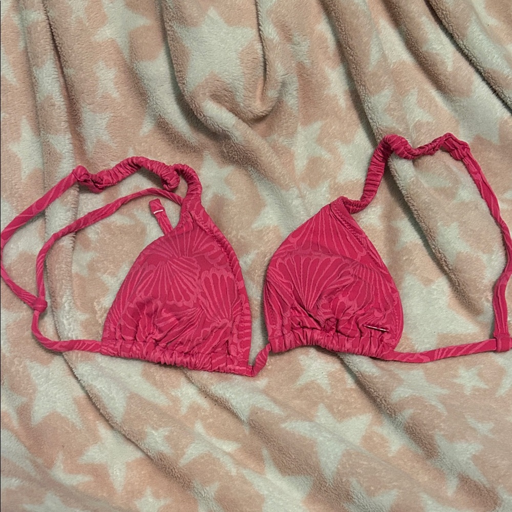 Pink swim top